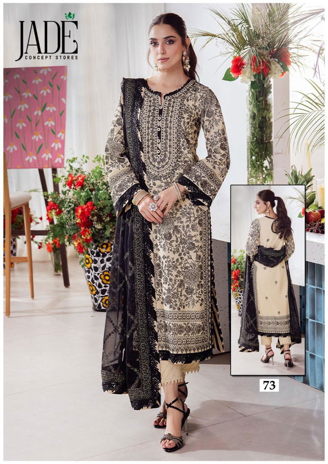 Chevron Vol 8 By Jade Lawn Cotton Pakistani Dress Material Wholesale Shop In Surat
